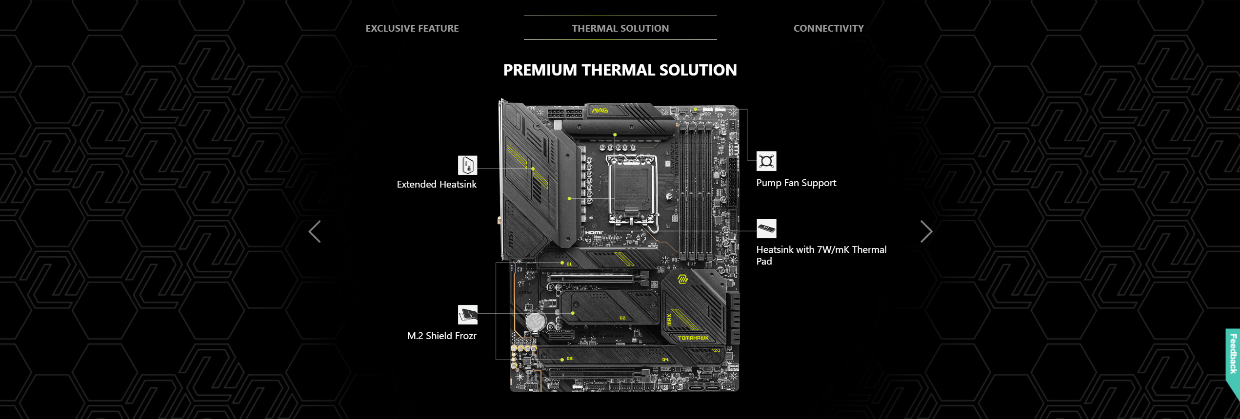 A large marketing image providing additional information about the product MSI MAG Z790 Tomahawk Max Wifi LGA1700 ATX Desktop Motherboard - Additional alt info not provided